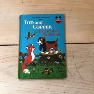 Disney Grolier Vintage 1980s Tod and Copper Children's Book
